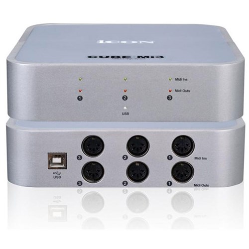 ICON Cube Mi3 3-In/3-Out MIDI interface