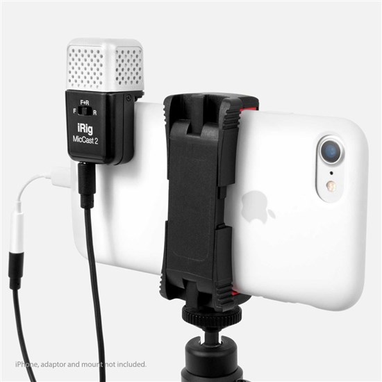 IK Multimedia iRig Mic Cast 2 Voice Recording Microphone for Android & iOS