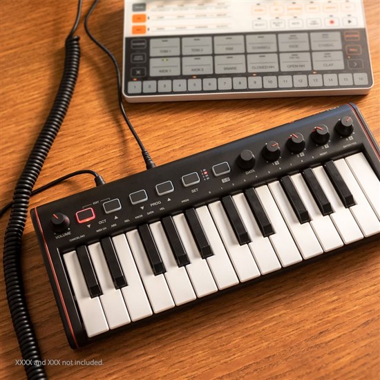 IK Multimedia iRig Keys 2 Mini Ultra-Compact MIDI Keyboard Controller w/ 25 Mini-Keys