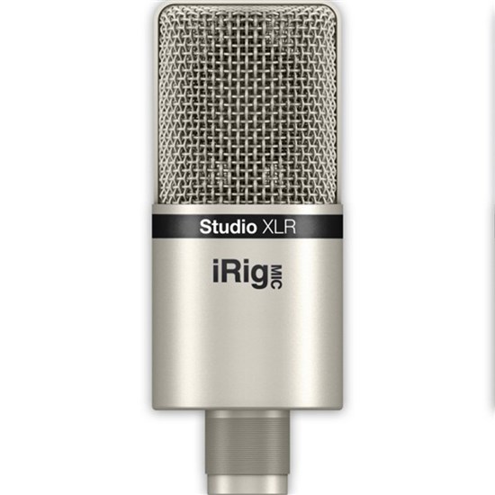 IK Multimedia iRig Mic Studio XLR Condenser Mic (Silver)