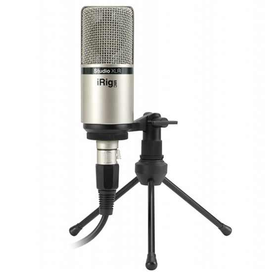 IK Multimedia iRig Mic Studio XLR Condenser Mic (Silver)