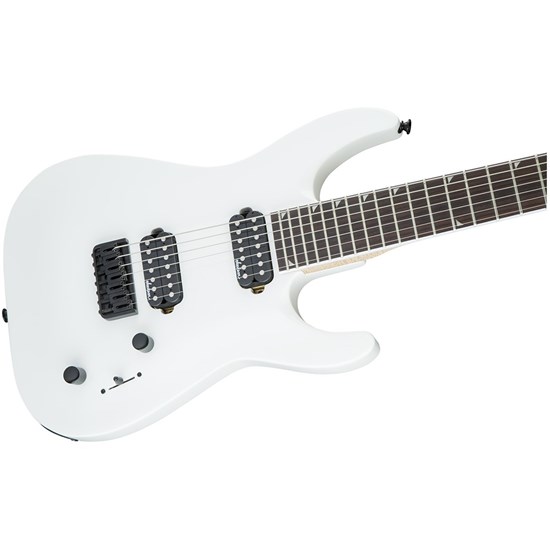 Jackson JS Series Dinky Arch Top JS32-7 DKA HT Amaranth Fingerboard (Snow White)