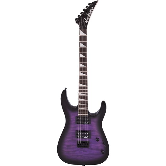 Jackson JS Series Dinky Arch Top JS32Q DKA HT Amaranth FB (Transparent Purple Burst)