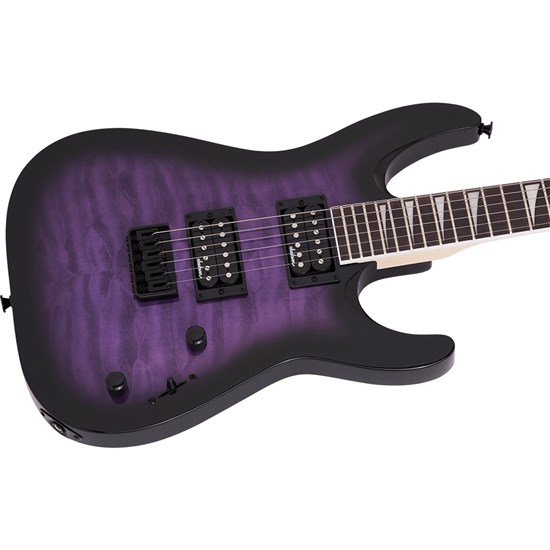 Jackson JS Series Dinky Arch Top JS32Q DKA HT Amaranth FB (Transparent Purple Burst)