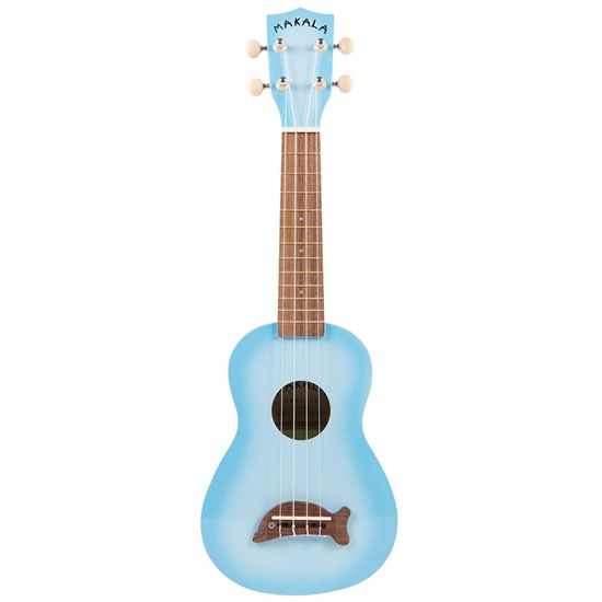 Kala Makala MK-SD/LBLBRST Light Blue Burst Soprano Dolphin Ukulele