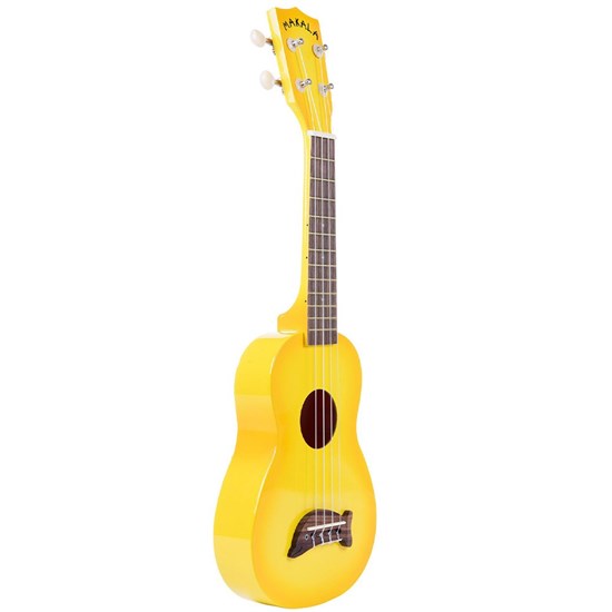 Kala Makala MK-SD/YLBRST Yellow Burst Soprano Dolphin Ukulele