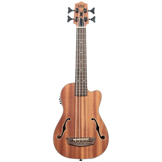 Kala UBASS-JYMN-FS Journeyman Acoustic-Electric U-BASS with F-Holes inc Gig Bag