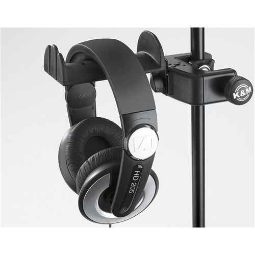 Konig & Meyer 16085 Headphone Holder w/ Table Clamp (Black)