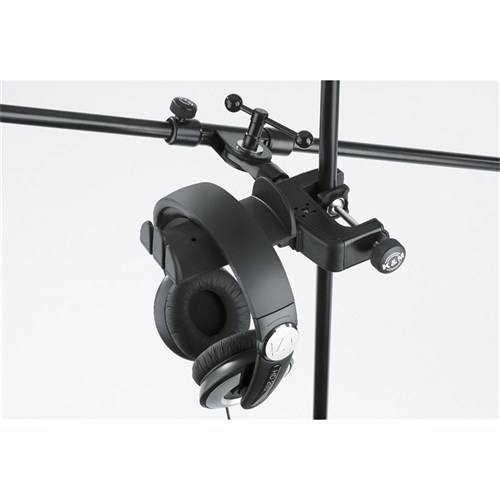 Konig & Meyer 16085 Headphone Holder w/ Table Clamp (Black)