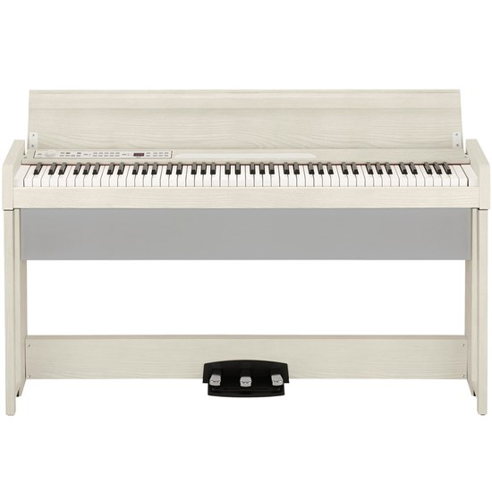 Korg C1 Air Digital Piano w/ RH3 Real Weighted Hammer Action Keyboard (White Ash)