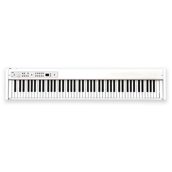 Korg D1 Digital Piano w/ RH3 Quality 88 Key Weighted Action (White)