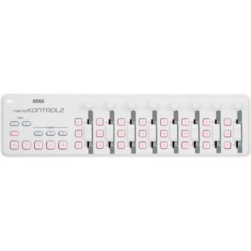 Korg nanoKONTROL2 2nd Gen Portable Controller (WHITE)