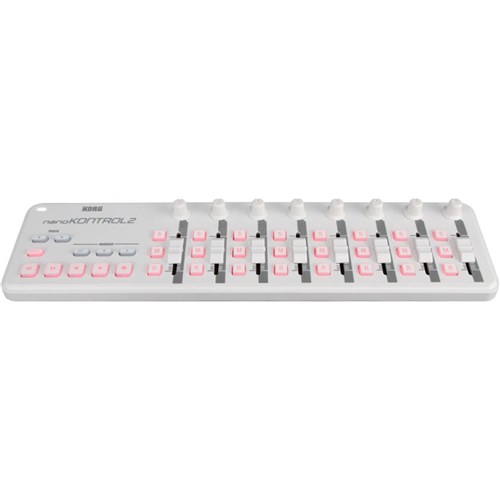 Korg nanoKONTROL2 2nd Gen Portable Controller (WHITE)