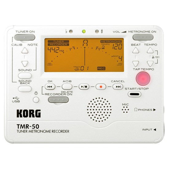 Korg TMR-50 Tuner Metronome (White)