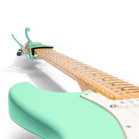 Fender x Kyser Quick Change Electric Guitar Capo (Surf Green)