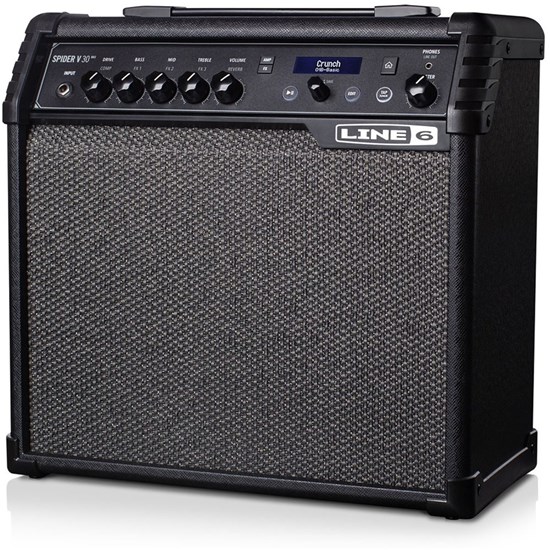 Line 6 Spider V 30 MkII Guitar Amp Combo w/ Over 200 Amps, Cabs & FX 1x8