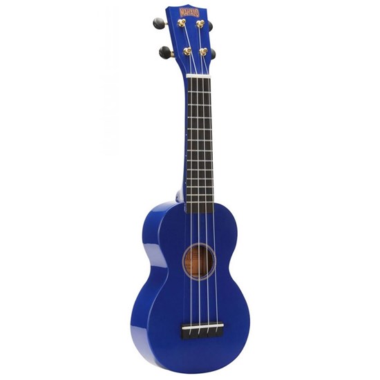 Mahalo Rainbow Series Soprano Ukulele (Blue) inc Bag