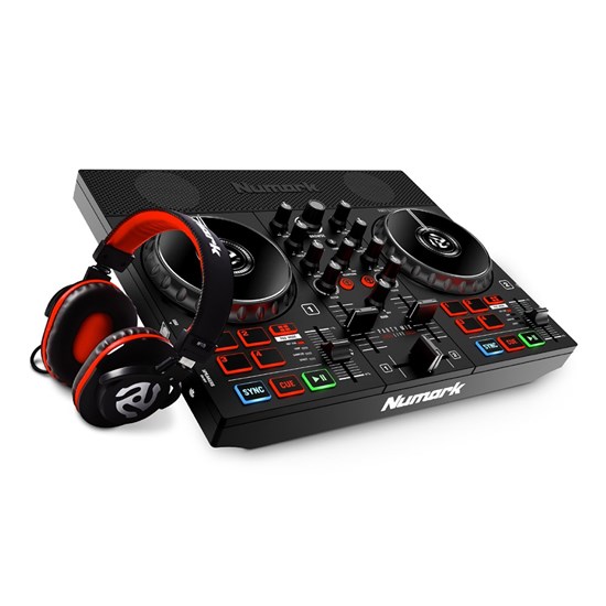 Numark Party Mix Live DJ Controller Bundle w/ FREE HF175 Headphones