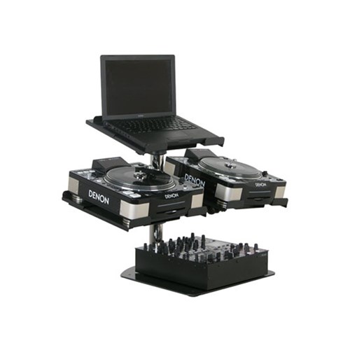 Odyssey L-Evation Triple Stand for CD Players & Laptops