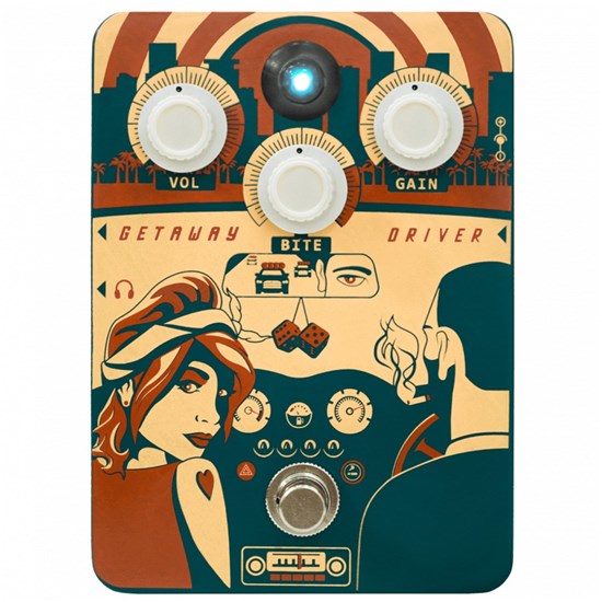 Orange Getaway Driver Overdrive Pedal w/ Cab Sim