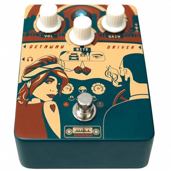 Orange Getaway Driver Overdrive Pedal w/ Cab Sim