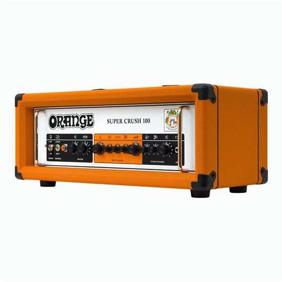 Orange Super Crush 100 Solid State 2 Channel Guitar Amp Head w/ Reverb (100watt)