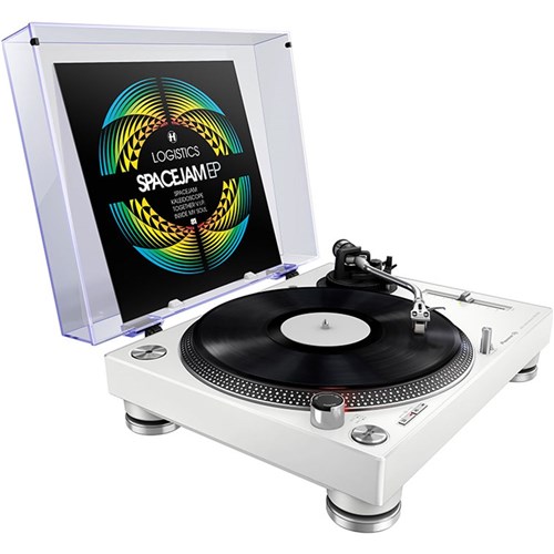 Pioneer PLX500 Turntable in White (Cartridge Included)