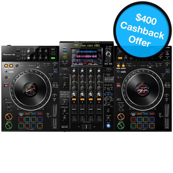 Pioneer XDJXZ Professional All-In-One DJ System for Rekordbox & Serato DJ (Black)