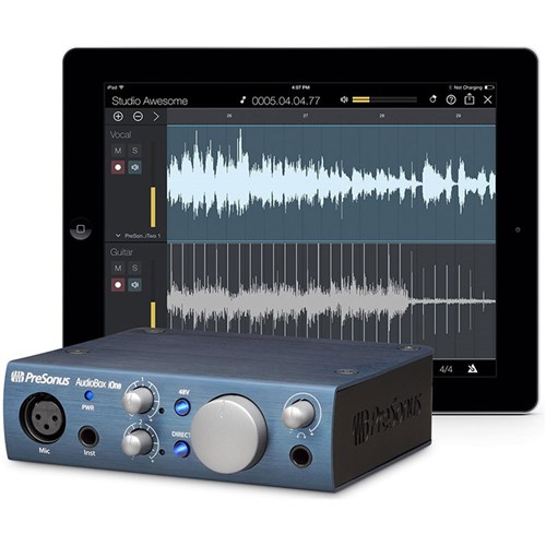 Presonus AudioBox iOne USB & iPad Audio Interface w/ Studio One Artist DAW & Studio Magic