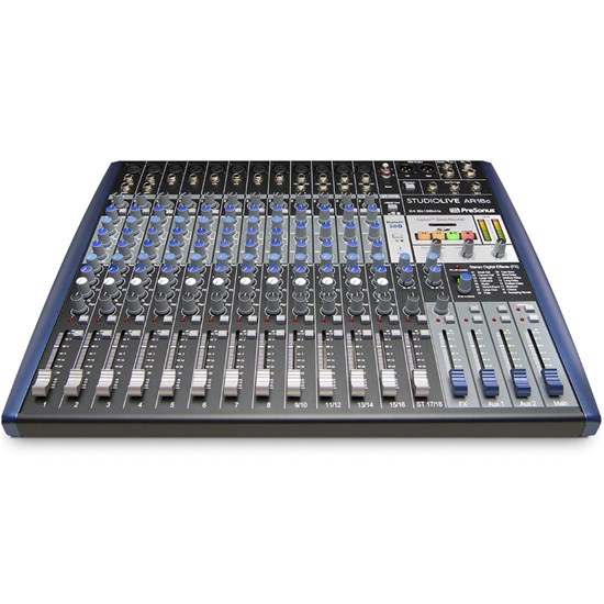 Presonus StudioLive AR16c 16-Ch Mixer w/ Bluetooth & USB Multitrack Recording