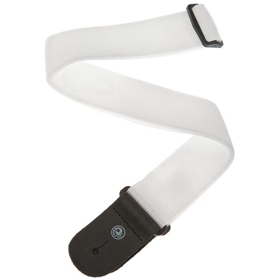 D'Addario Polypropylene Guitar Strap (White)