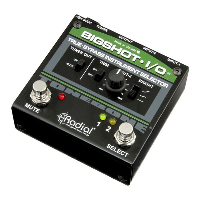 Radial Big Shot I/O True-Bypass Instrument Selector