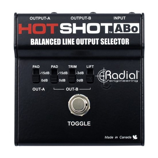 Radial HotShot ABo Balanced Output Selector