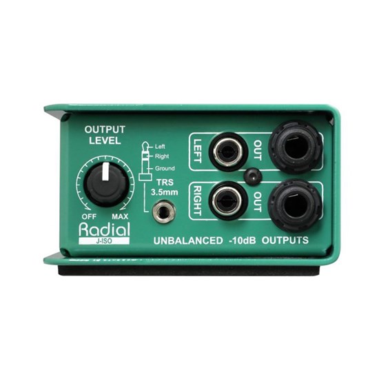 Radial J-Iso Stereo +4dB to -10dB Converter