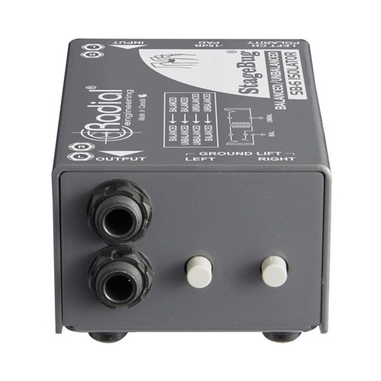 Radial StageBug SB6 Stereo Passive Audio Isolator for Balanced & Unbalanced Signals