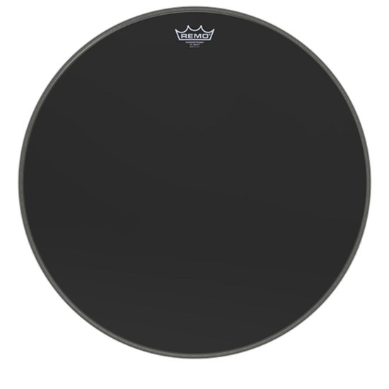 Remo P3-1020-ES Powerstroke P3 Ebony Bass Drumhead w/ 5.5