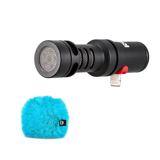 Rode VideoMic Me-L Pack w/ VideoMic Me-L & WS9 Deluxe Wind Shield (Blue)