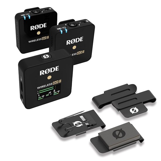 Rode Wireless GO II Pack w/ Wireless GO II & FlexClip GO Clips