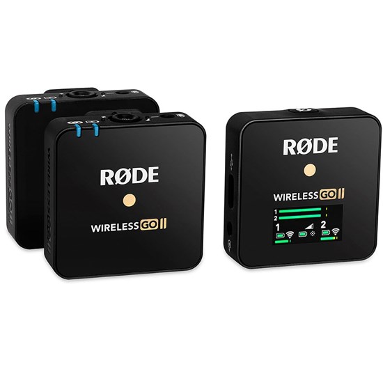 Rode Wireless GO II Dual Compact Wireless Mic System (Black)