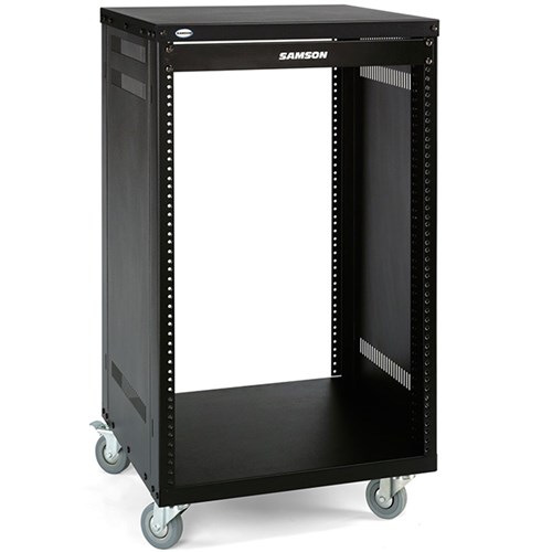 Samson SRK21 21-Unit Universal Rack Stand w/ Locking Casters