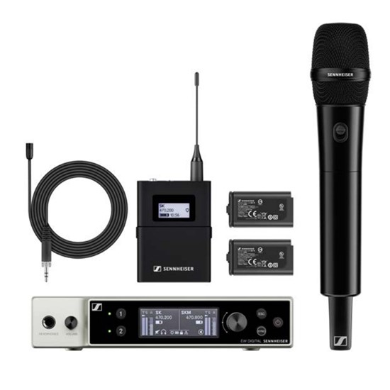 Sennheiser Evolution Wireless EW-DX MKE2/835-S Combo Set (R1-9 Frequency Range)