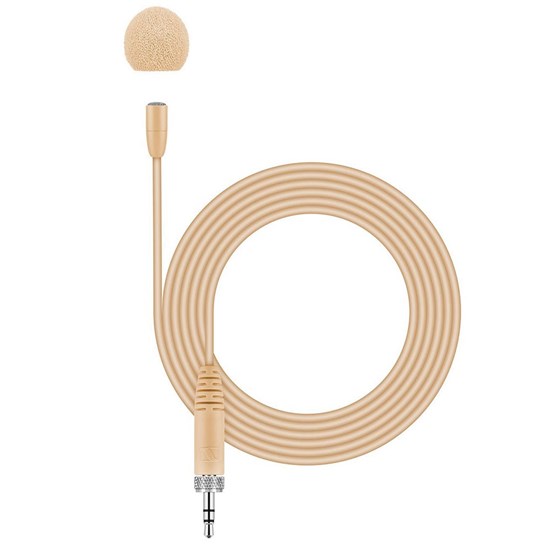 Sennheiser MKE Essential Omni Lavalier Microphone w/ 3.5mm Jack Connector (Beige)