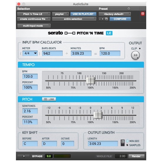 Serato Pitch 'n Time LE 3.0 Upgrade (Serial)