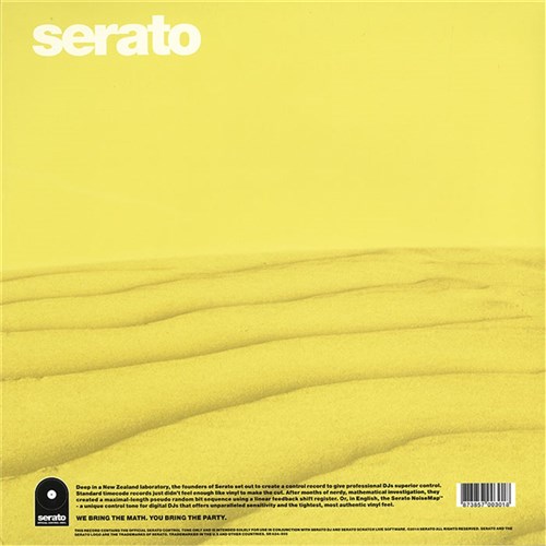 Serato Pastel Control Vinyl Yellow (PAIR)