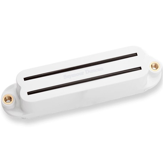 Seymour Duncan SHR-1N Hot Rails Strat Humbucker for Neck/Middle (White Cover)