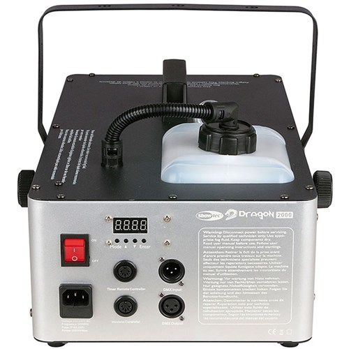 Showtec Dragon 2000 Smoke Machine including Timer Remote Control (2000W)