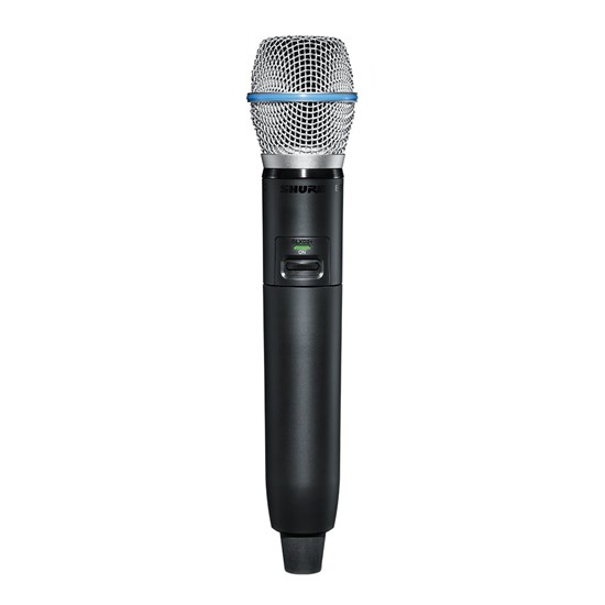 Shure GLXD2+ / B87A Digital Wireless Dual Band Handheld Transmitter Beta 87A Vocal Mic