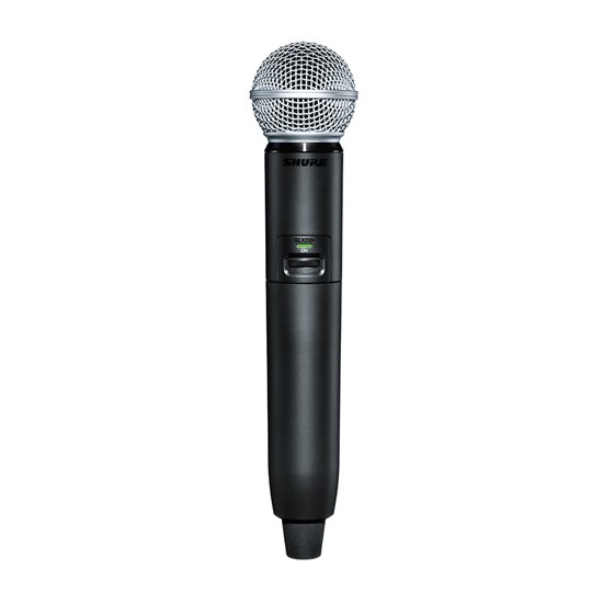 Shure GLXD2+ / SM58 Digital Wireless Dual Band Handheld Transmitter w/ SM58 Vocal Mic