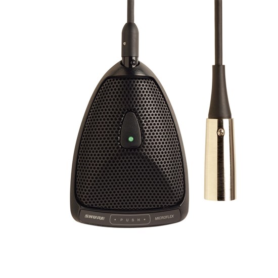 Shure MX393C Surface Mount Cardioid Boundary Microphone (Black)