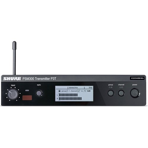 Shure PSM300 Wireless System w/ SE112-GR Earphones J10